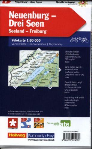 Hallwag Kümmerly+Frey VK - Neuenburg - Drei Seen