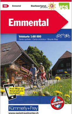 Kümmerly+Frey Velokarte 10 Emmental 1:60.000