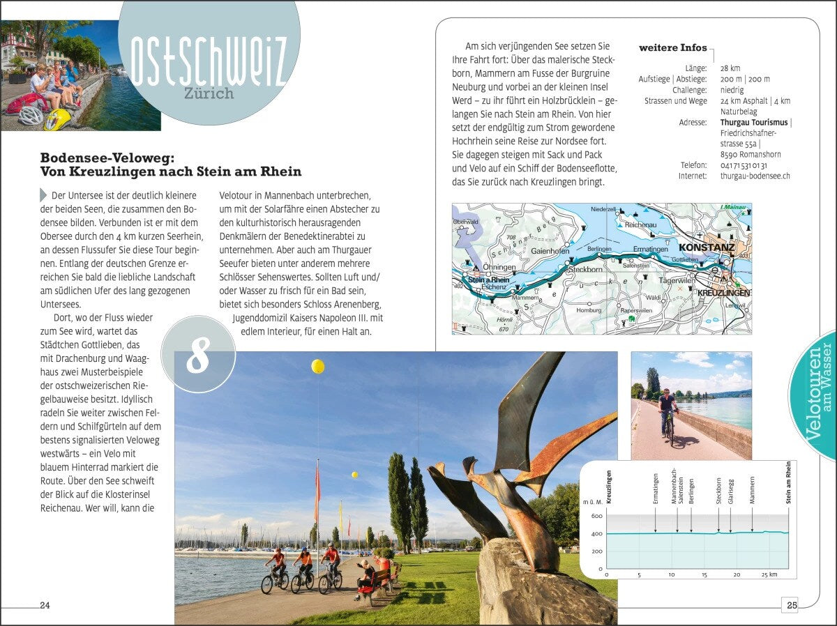 Hallwag Kümmerly+Frey Velotouren am Wasser Erlebnis Schweiz (Deutsch, 2021, Hallwag Kümmerly+Frey AG)