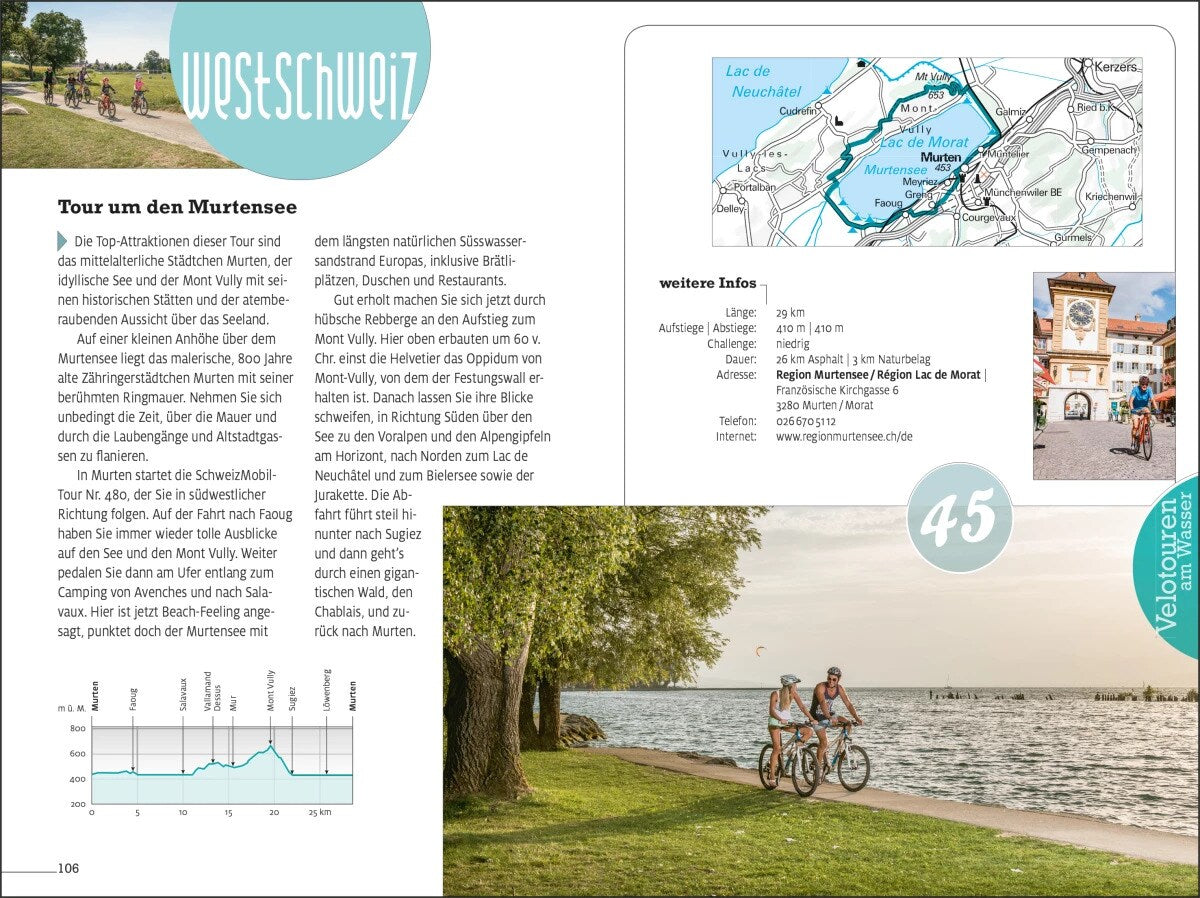 Hallwag Kümmerly+Frey Velotouren am Wasser Erlebnis Schweiz (Deutsch, 2021, Hallwag Kümmerly+Frey AG)