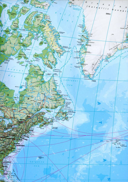 Kümmerly+Frey Weltkarte physikalisch 1:30 Mio.