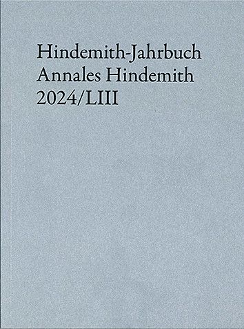 Hindemith-Jahrbuch (Frankfurt/Main Hindemith-Institut)