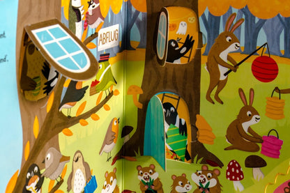 Ein Jahr voller Abenteuer - Das grosse Jahreszeiten-Wimmelbuch