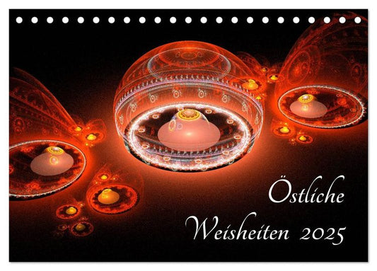 Östliche Weisheiten 2024 (Tischkalender 2024 DIN A5 quer), CALVENDO Monatskalender