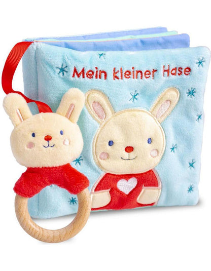 Arena Mein liebstes Kuschelbuch mit echtem Holzbeißring. Mein kleiner Hase