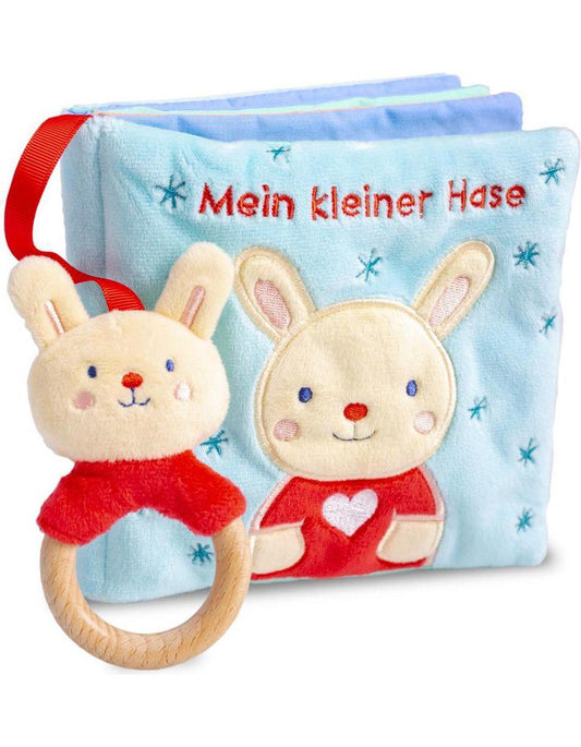 Arena Mein liebstes Kuschelbuch mit echtem Holzbeißring. Mein kleiner Hase