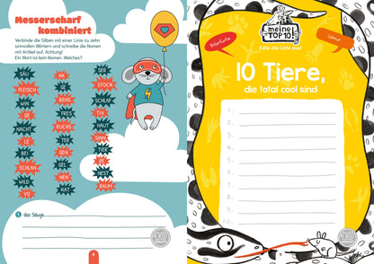 Bibliographisches Institut Mach 10! Tierisch genial - ab 8 Jahren (Deutsch, 2022, Janine Eck)