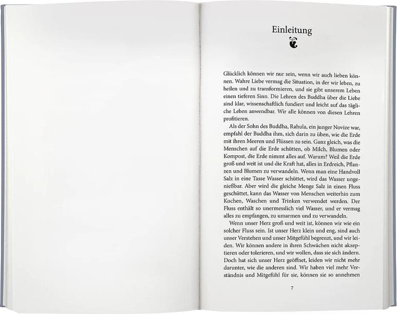 O.W. Barth Die Lehre des Buddha über die Liebe (Deutsch, 2022, Thich Nhat Hanh, Karen Siebert, Ursula Richard)