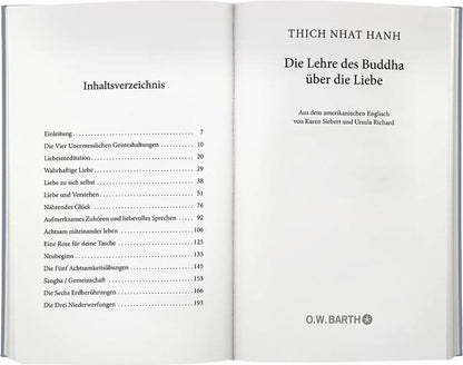 O.W. Barth Die Lehre des Buddha über die Liebe (Deutsch, 2022, Thich Nhat Hanh, Karen Siebert, Ursula Richard)