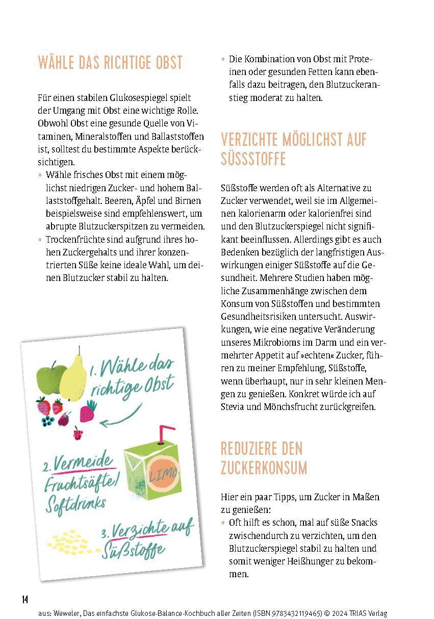 Das einfachste Glukose-Balance-Kochbuch aller Zeiten