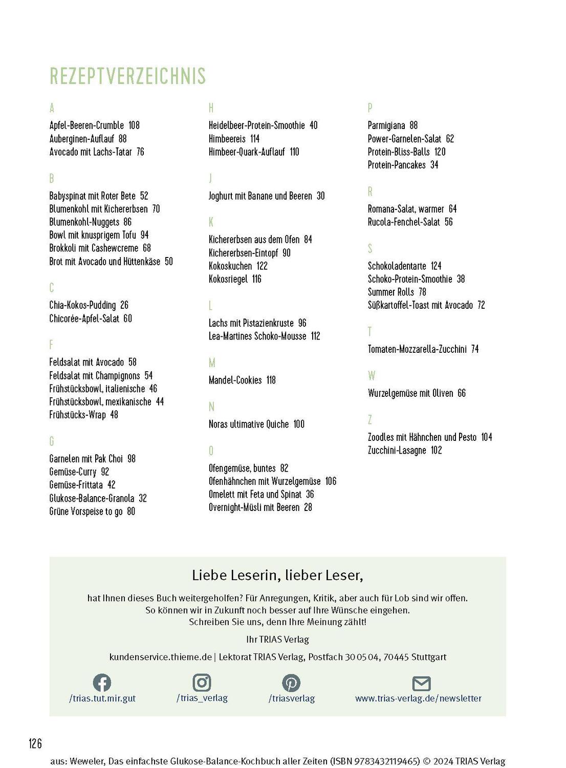 Das einfachste Glukose-Balance-Kochbuch aller Zeiten