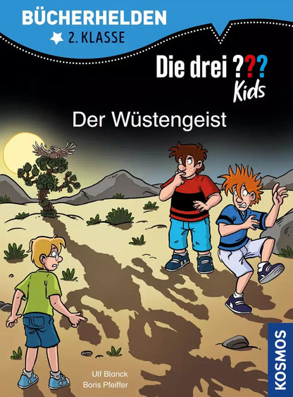 Kosmos Die drei ??? Kids, Bücherhelden 2. Klasse, Der Wüstengeist (Deutsch, 2022, Ulf Blanck, Boris Pfeiffer, Steffen Gumpert)