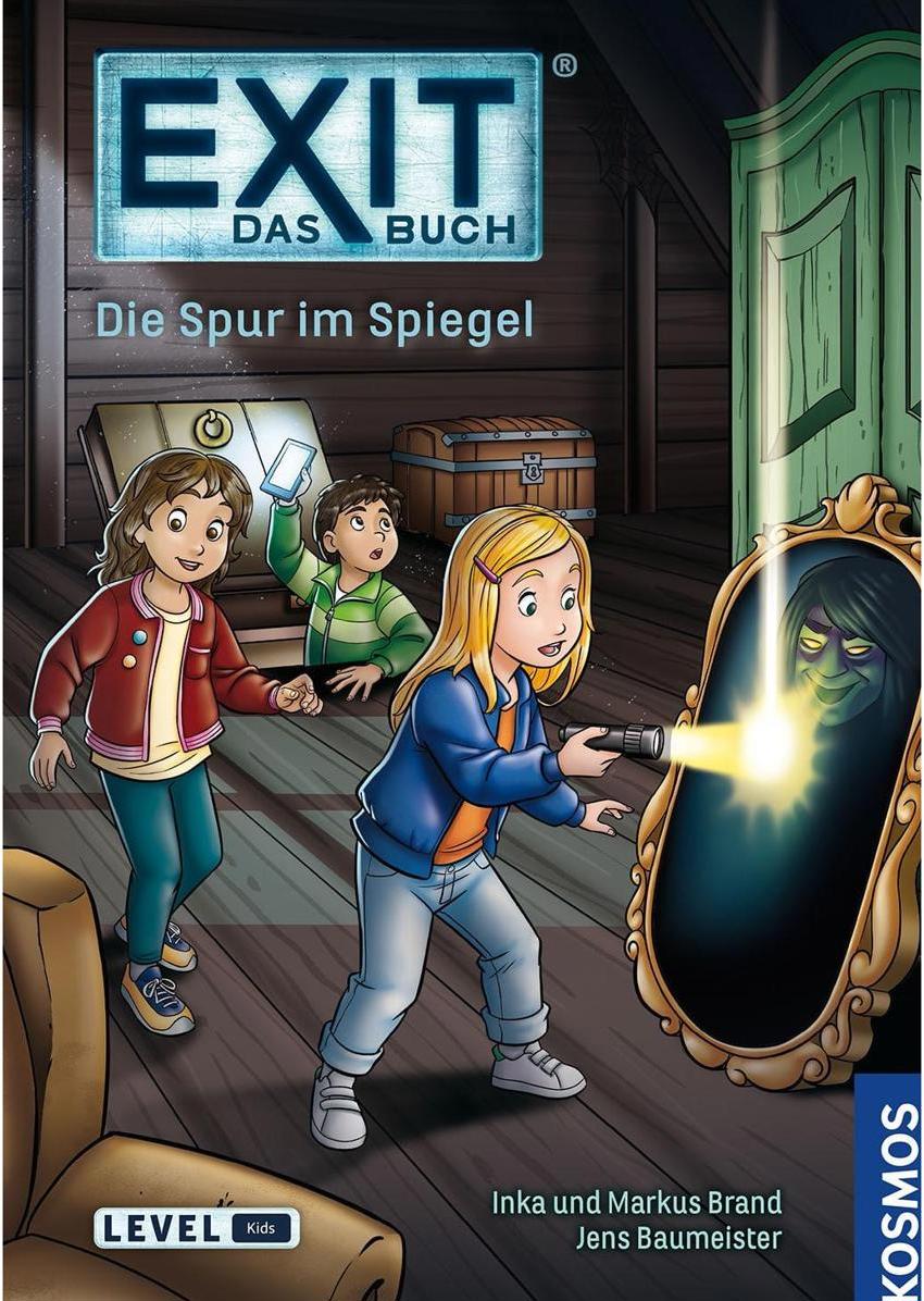 Kosmos EXIT® - Das Buch: Die Spur im Spiegel (Deutsch, 2022, Markus Brand, Baumeister, Burkhard Schulz, Inka Brand)