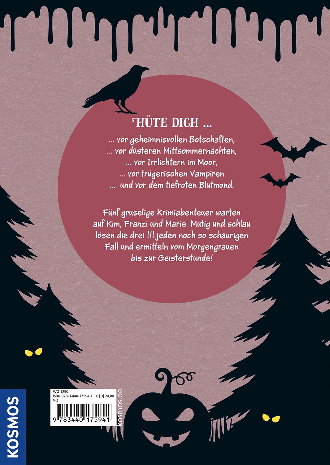 Kosmos Die drei !!!, Geisterstunde (Deutsch, 2024, Andrea Jansen)