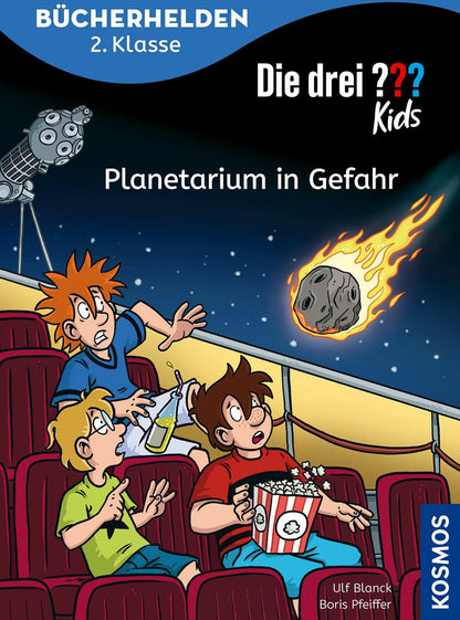 Kosmos Die drei ??? Kids, Bücherhelden 2. Klasse, Planetarium in Gefahr (Deutsch, 2024, Boris Pfeiffer, Ulf Blanck, Steffen Gumpert)