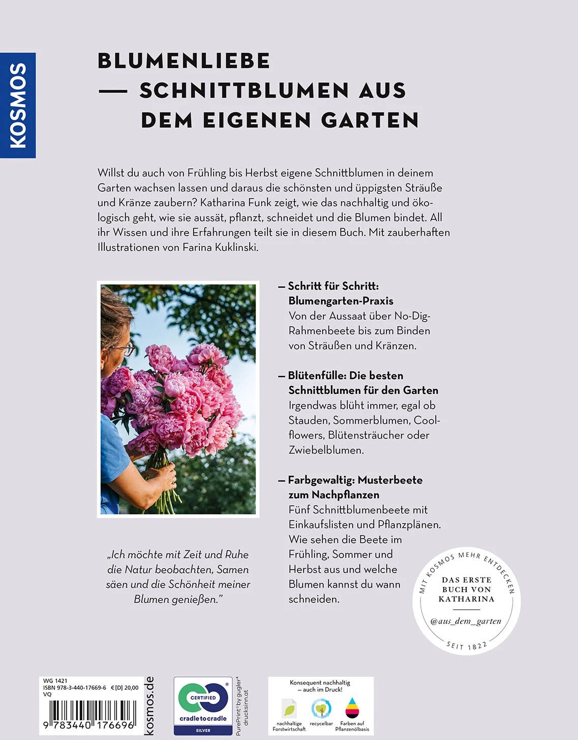 Kosmos Vom Garten in die Vase (Deutsch, 2023, Katharina Funk, Farina Kuklinski, Sebastian Funk)
