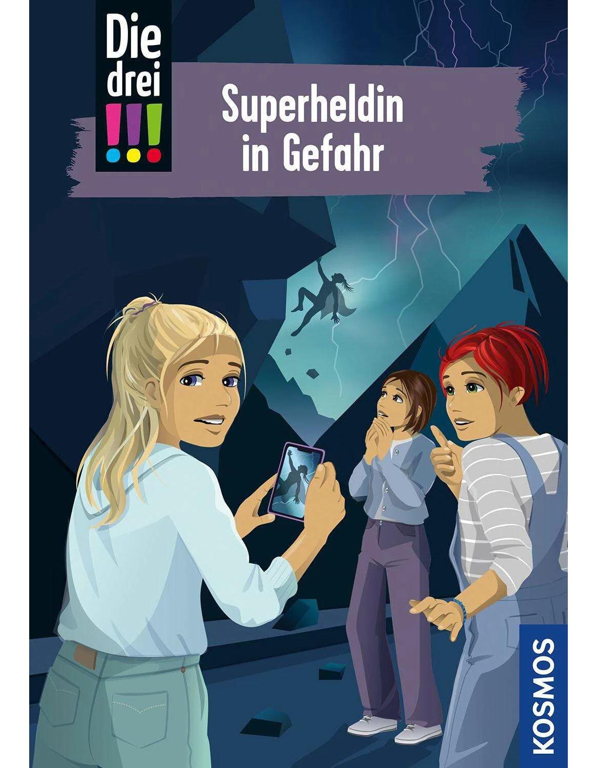 Kosmos Die drei !!!, 105, Superheldin in Gefahr (Deutsch, 2024, Ann-Katrin Heger, Ina Biber)
