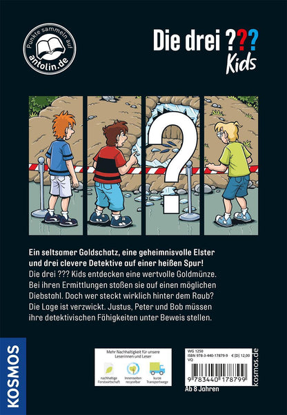 Kosmos Die drei ??? Kids Dein Fall, Die Golddiebe (Deutsch, 2024, Boris Pfeiffer, Udo Smialkowski)