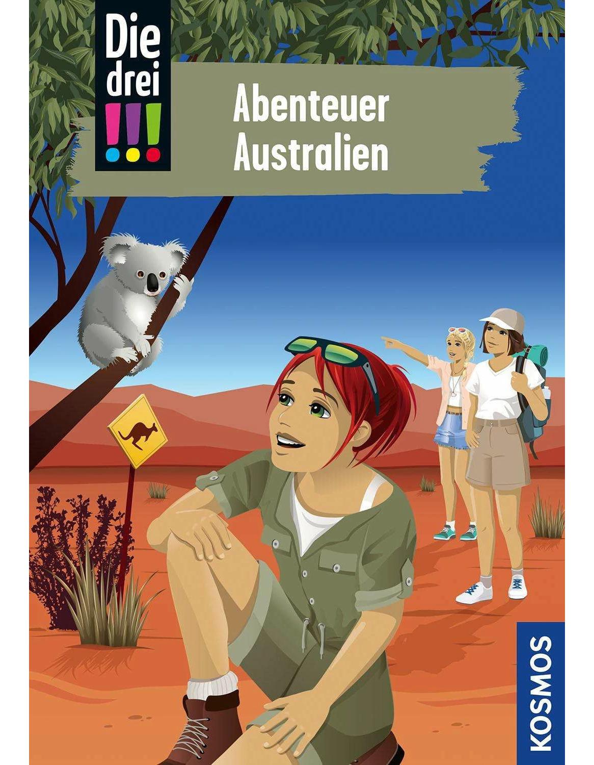 Kosmos Die drei !!!, 106, Abenteuer Australien (Deutsch, 2024, Kirsten Vogel, Ina Biber)
