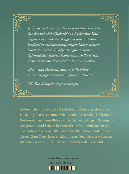 Hanser Baskerville Hall - Das geheimnisvolle Internat der besonderen Talente (Deutsch, 2024, Ali Standish)