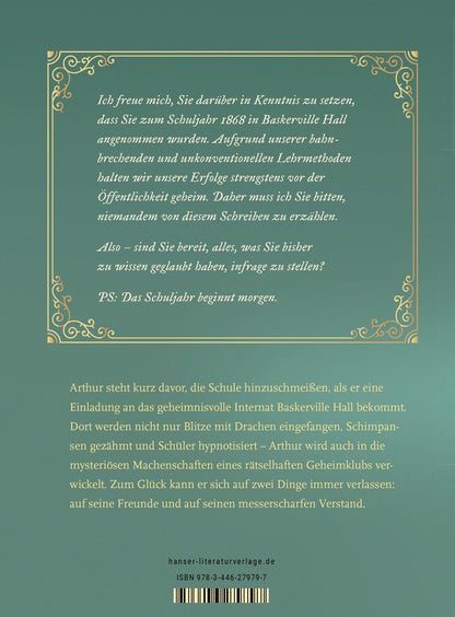 Hanser Baskerville Hall - Das geheimnisvolle Internat der besonderen Talente (Deutsch, 2024, Ali Standish)