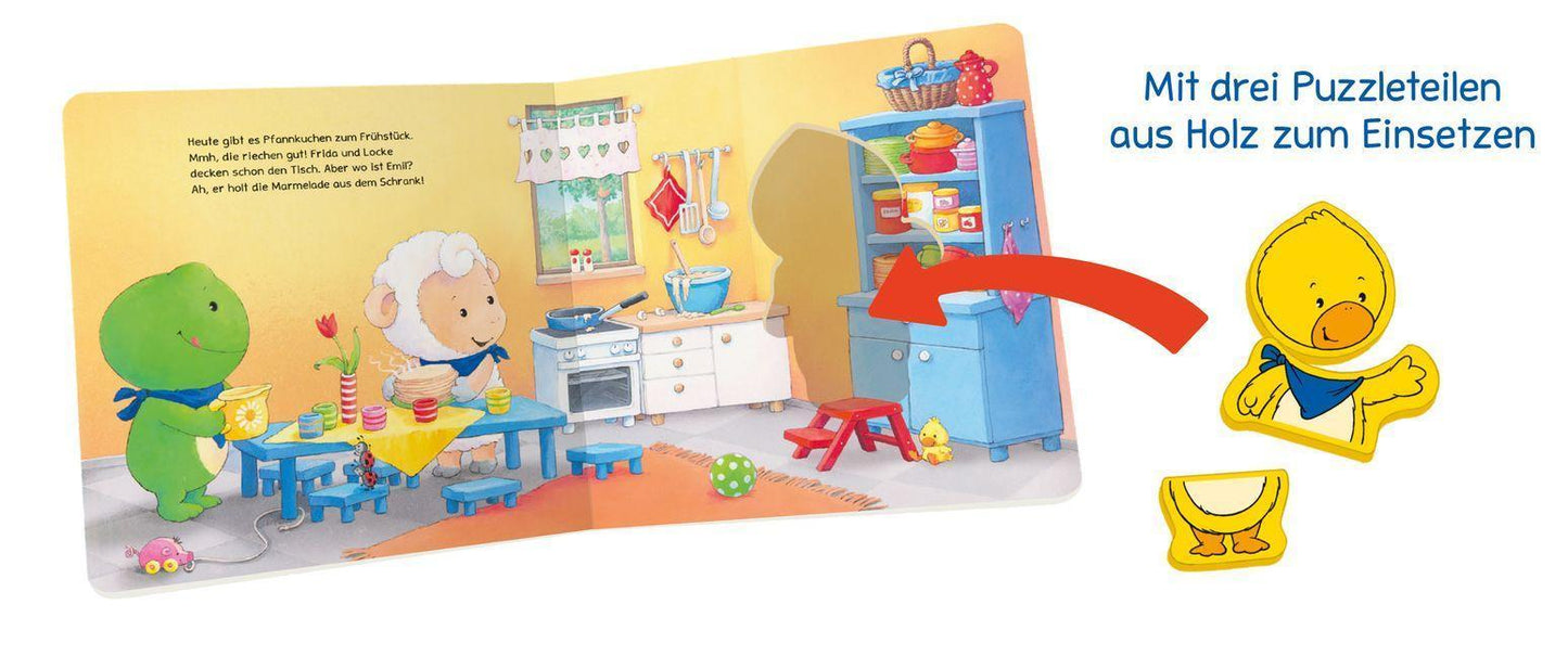 ministeps: Hallo, Emil Ente! Mein erstes Holzpuzzle-Buch