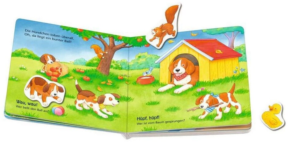 ministeps: Mein erstes Magnetbuch: Wer gehört zu wem? Tierkinder