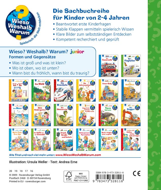 Ravensburger Formen und Gegensätze (Deutsch, 2012, Andrea Erne)