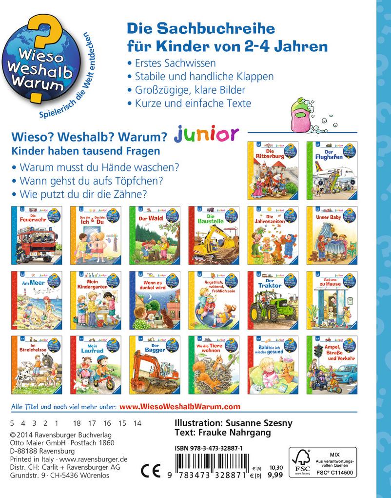 Zähne putzen, Pipi machen / Wieso? Weshalb? Warum? Junior Bd.52