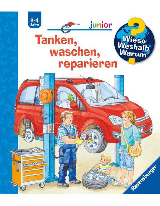 Ravensburger Tanken, waschen, reparieren (Deutsch, 2020, Ursula Weller, Frauke Nahrgang)