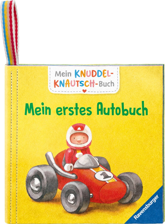 Ravensburger Mein Knuddel-Knautsch-Buch: Mein erstes Autobuch; robust, waschbar und federleicht. Praktisch für