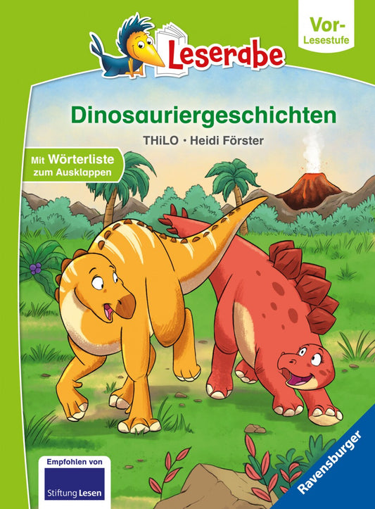 Ravensburger Dinosauriergeschichten - Leserabe ab Vorschule - Erstlesebuch für Kinder ab 5 Jahren (Deutsch, 2022, THiLO, Heidi Förster)