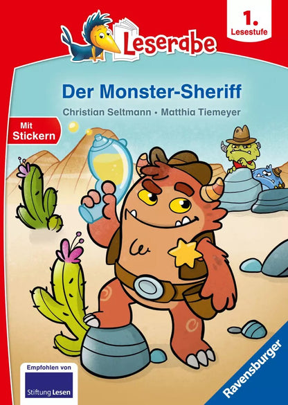 Ravensburger Der Monster-Sheriff - Leserabe ab Klasse 1- Erstlesebuch für Kinder ab 6 Jahren (Deutsch, 2023, Christian Seltmann, Matthia Tiemeyer)