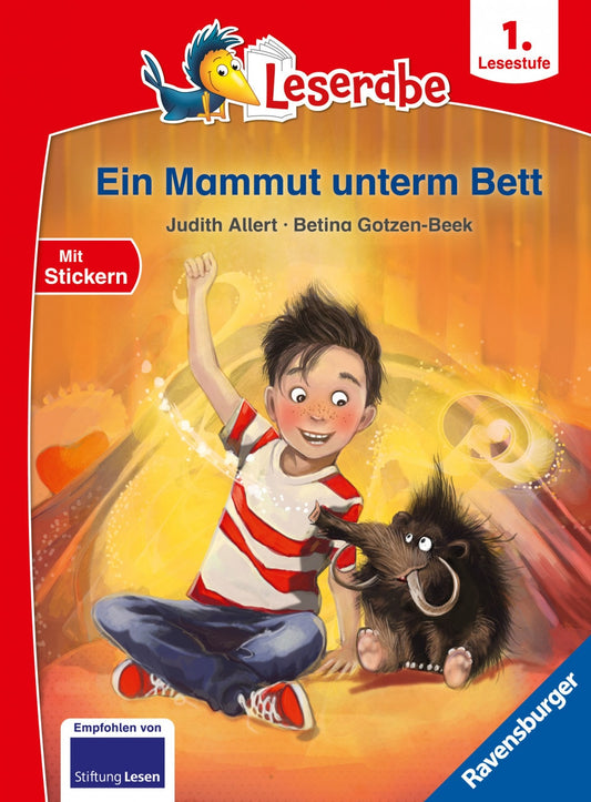 Ravensburger Leserabe - 1. Lesestufe: Ein Mammut unterm Bett (Deutsch, 2023, Judith Allert, Betina Gotzen-Beek)