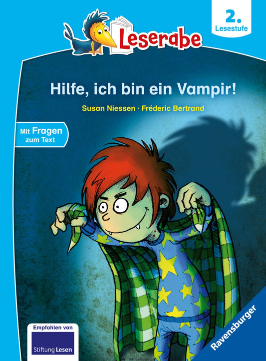 Ravensburger Hilfe, ich bin ein Vampir! - Leserabe 2. Klasse - Erstlesebuch für Kinder ab 7 Jahren (Deutsch, 2022, Susan Niessen, Fréderic Bertrand)