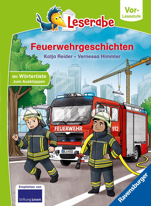 Ravensburger Leserabe - Vor-Lesestufe: Feuerwehrgeschichten (Deutsch, 2023, Katja Reider, Vernessa Himmler)