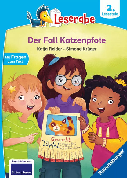 Ravensburger Der Fall Katzenpfote - Leserabe ab 2. Klasse - Erstlesebuch für Kinder ab 7 Jahren (Deutsch, 2023, Katja Reider, Simone Krüger)