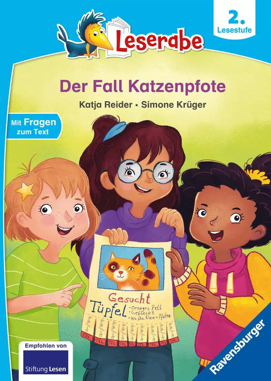 Ravensburger Der Fall Katzenpfote - Leserabe ab 2. Klasse - Erstlesebuch für Kinder ab 7 Jahren (Deutsch, 2023, Katja Reider, Simone Krüger)