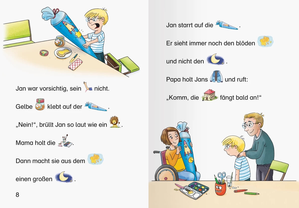 Geschichten vom ersten Schultag - lesen lernen mit dem Leserabe - Erstlesebuch - Kinderbuch ab 5 Jahren - erstes Lesen - (Leserabe Vorlesestufe)
