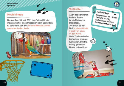 Ravensburger Guinness World Records für Erstleser - Haustiere (Rekordebuch zum Lesenlernen) (Deutsch, 2024)