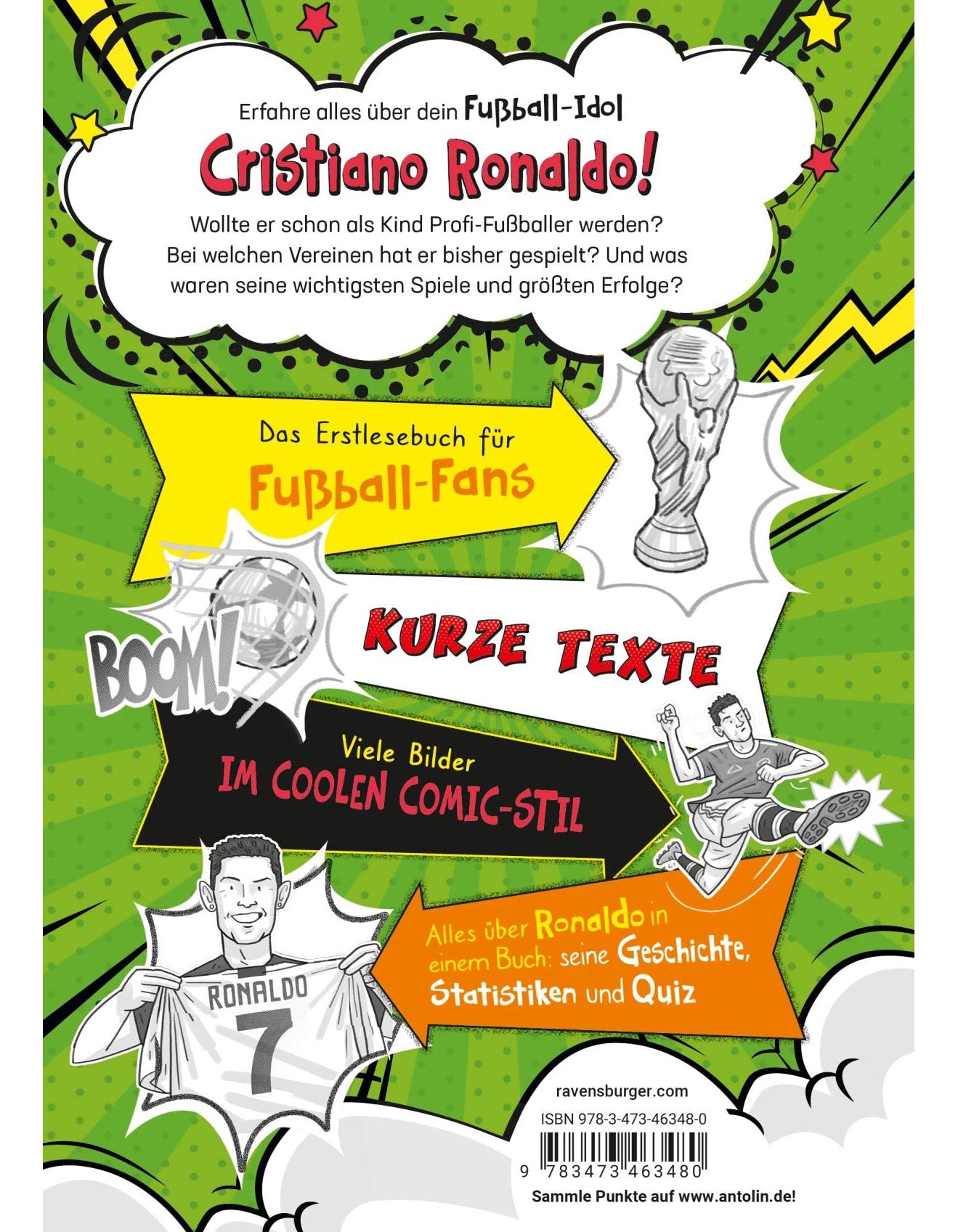Ravensburger Fußball-Stars - Alles über Ronaldo (Deutsch, 2024, Ulrich Thiele, Simon Mugford, Dan Green)