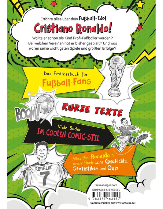 Ravensburger Fußball-Stars - Alles über Ronaldo (Deutsch, 2024, Ulrich Thiele, Simon Mugford, Dan Green)