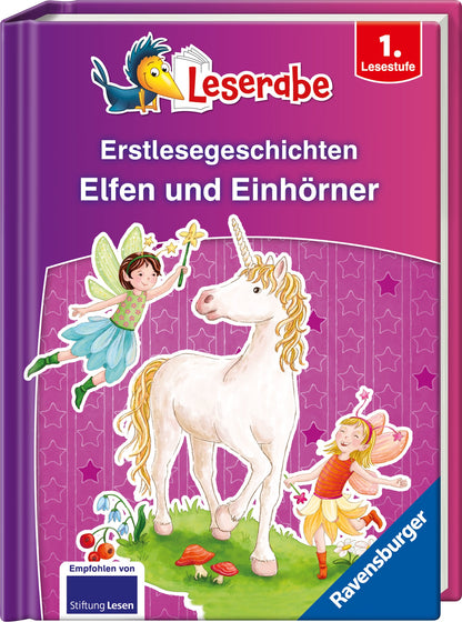 Ravensburger Leserabe - Sonderausgaben: Erstlesegeschichten - Elfen und Einhörner (Deutsch, 2024, THiLO, Markus Grolik, Almud Kunert, Maria Bogade)