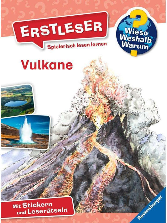 Ravensburger Wieso? Weshalb? Warum? Erstleser: Vulkane (Band 2) (Deutsch, 2021, Sandra Noa, Peter Friedl)