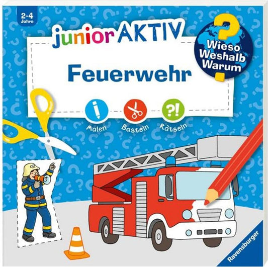 Ravensburger Kinder-Sachbuch WWW junior AKTIV: Feuerwehr (Deutsch, 2022, Sebastian Coenen)