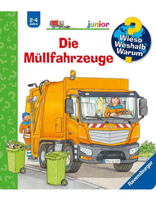 Ravensburger Wieso? Weshalb? Warum? junior, Band 74: Die Müllfahrzeuge (Deutsch, 2023, Andrea Erne, Wolfgang Metzger)