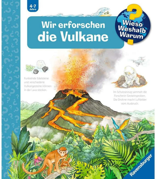 Ravensburger Wieso? Weshalb? Warum?, Band 4: Wir erforschen die Vulkane (Deutsch, 2024, Sandra Noa, Silke Voigt)