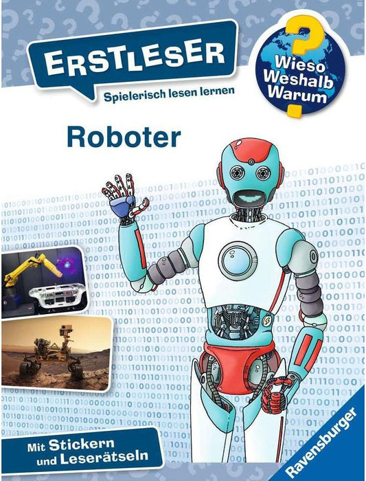 Ravensburger Wieso? Weshalb? Warum? Erstleser, Band 14: Roboter (Deutsch, 2024, Annette Neubauer, Sebastian Coenen)