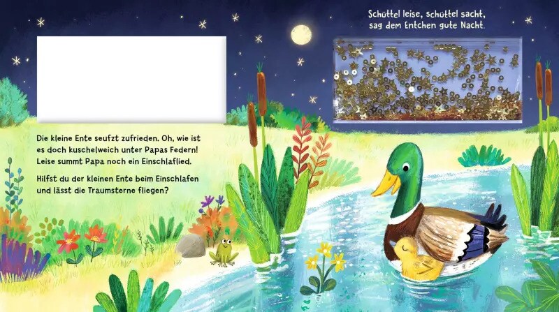 Esslinger Schüttel-Pappe: Schüttel leise, schüttel sacht, sag den Tieren Gute Nacht! (Deutsch, 2022, Madlen Ottenschläger)