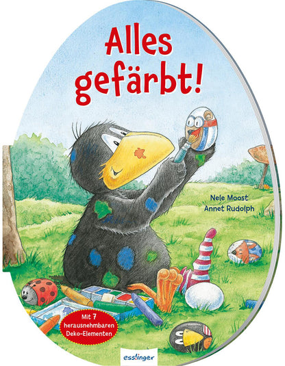 Der kleine Rabe Socke: Alles gefärbt! Konturgestanzt